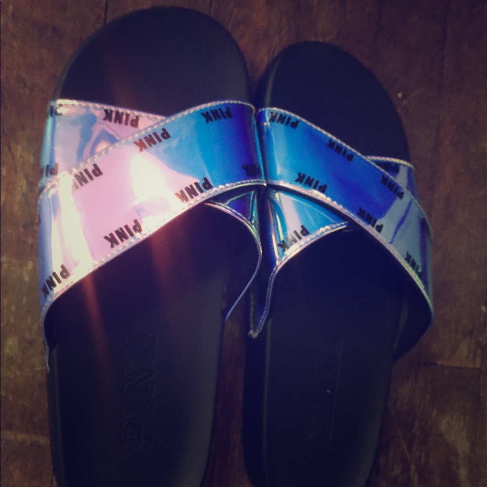 Victoria’s Secret Pink slides. Never worn